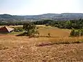 View on Gornji Milanovac from nearby Grabovica village