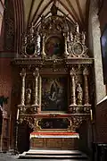 An altar with painting by Herman Hann