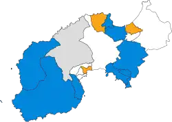 2007 results map