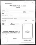 1922–24 German "Personalausweis als Paßersatz", primarily but not exclusively issued to stateless Russian refugees