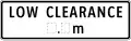 Low clearance