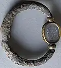 Scarab with Throne of Astarte