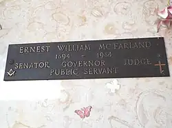 Crypt of Ernest William McFarland (1894–1984).