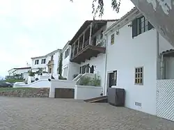 Side facade