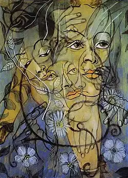 Hera, c. 1929, oil on cardboard, 105 × 75&nbsp;cm, private collection