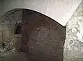 The kitchen fireplace