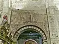 Gothic wall paintings with the story of David
