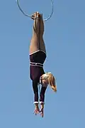 Aerial hoop act