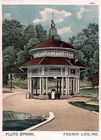 "Pluto Spring", French Lick, 1903