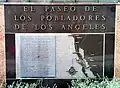 Pobladores memorial and map