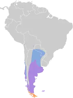 Map of range