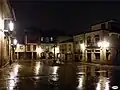 The square at night