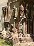 The detail of the Postal with Apostels