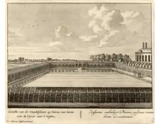 View of the pond