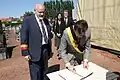 signing of the tribute book