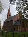 Church in Przodkowo, Kashubia, 19th century