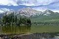 Pyramid Mountain from Pyramid Lake, August 2012