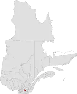 Location of Acton