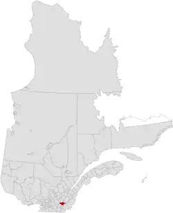 Location of Les Sources
