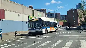 A Q72 bus