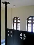 west stair