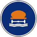 R-415 Road for vehicles transporting water polluting products.