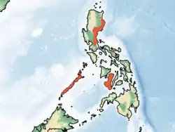 Map of range
