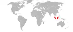 Map of range
