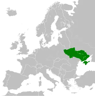 Reichskommissariat Ukraine in 1942
