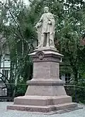 William I atop Rheda-Wiedenbrück's three wars' memorial