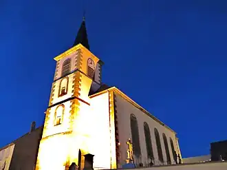 The church in Romelfing