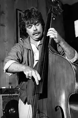 McClure at the Bach Dancing & Dynamite Society, Half Moon Bay, California, in 1987