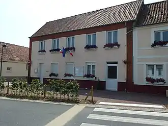 The town hall of Roquetoire