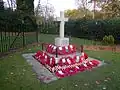 Small memorial outside the Church in November 2016