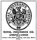 Royal Insurance crest 1857