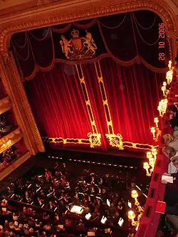 interior of grand 19th-century theatre