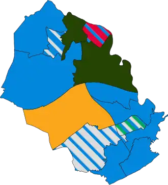 2019 results map