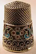 Pre-revolution Russian silver gilt filigree