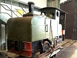 The first locomotive purchased by Rich Morris. Ruston Proctor 50823 of 1915