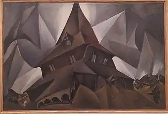 The Synagogue in Dubrouna (1917)