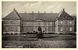 Former palace in the village