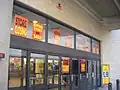 Store Closing Banners at one store entry