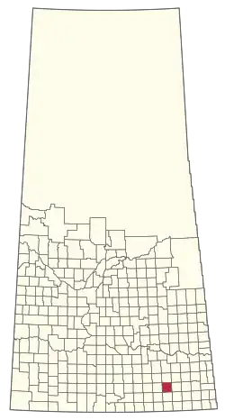 Location of the RM of Griffin No. 66 in Saskatchewan