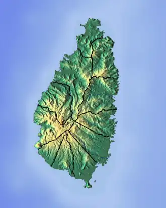 Castries is located in Saint Lucia