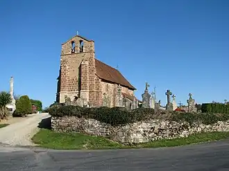 The church in Sainte-Trie