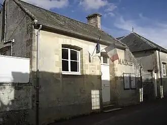 The town hall in Sainte-Croix-sur-Mer