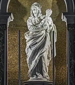Madonna of the Rosary by Giovanni Maria Morlaiter