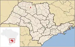 Location of Mirassolândia