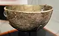 Savannah cord marked bowl, St. Catherines Period, AD 800–1300, Fernbank Museum of Natural History