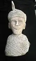 Image 7Sculptures have the cobra emblem (uraeus) that is wedged in the personages headdress Discover in Berbera, Somaliland (from History of Somaliland)